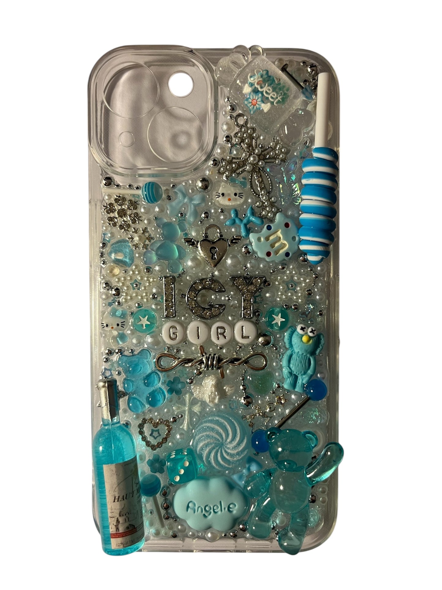 Blue ❄️‘ICY GIRL’❄️Junk Case IPHONE 14